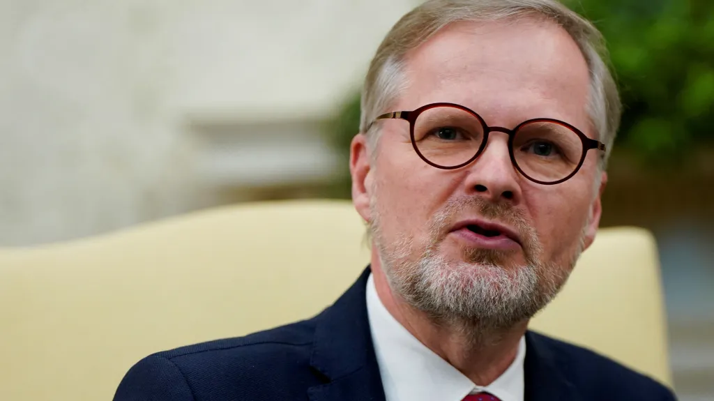 Premiér Petr Fiala na návštěvě v Bílém domě