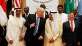 Donald Trump na arabsko-americkém summitu v Rijádu v květnu 2017