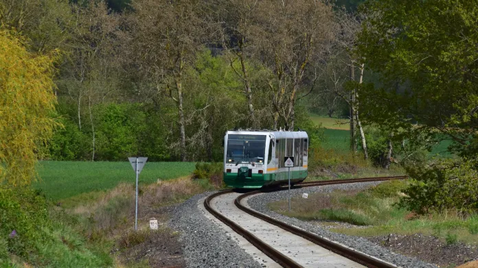Společnost Länderbahn jezdí na málo vytížených trasách v západní části Ústeckého kraje a na Rakovnicku