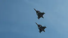 Přelet gripenů nad Vítkovem