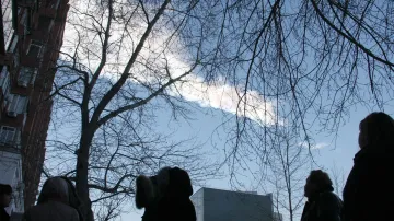 Meteorit nad Čeljabinskem