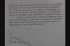 30 let zpět: Prezident zveřejnil zvací dopisy