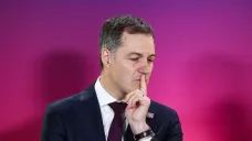 Belgický premiér Alexander De Croo při zahájení jaderného summitu