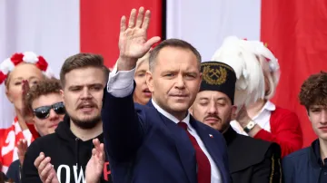 Prezidentský kandidát opozice Karol Nawrocki