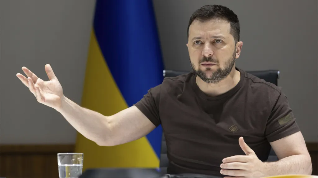 Ukrajinský prezident Volodymyr Zelenskyj