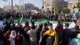 Oslavy pádu režimu Bašára Asada v Aleppu