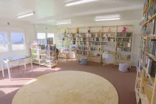 Knihovna v obci postižené povodněmi funguje v modulární stavbě